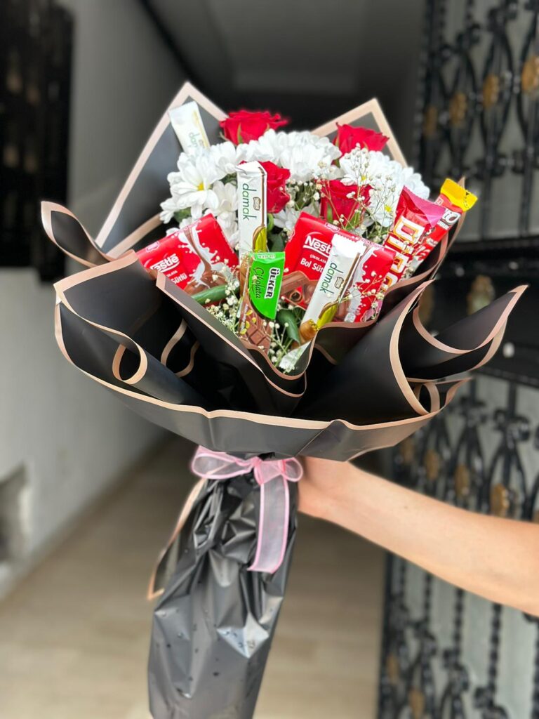 Çikolata Mix Çiçek buketi